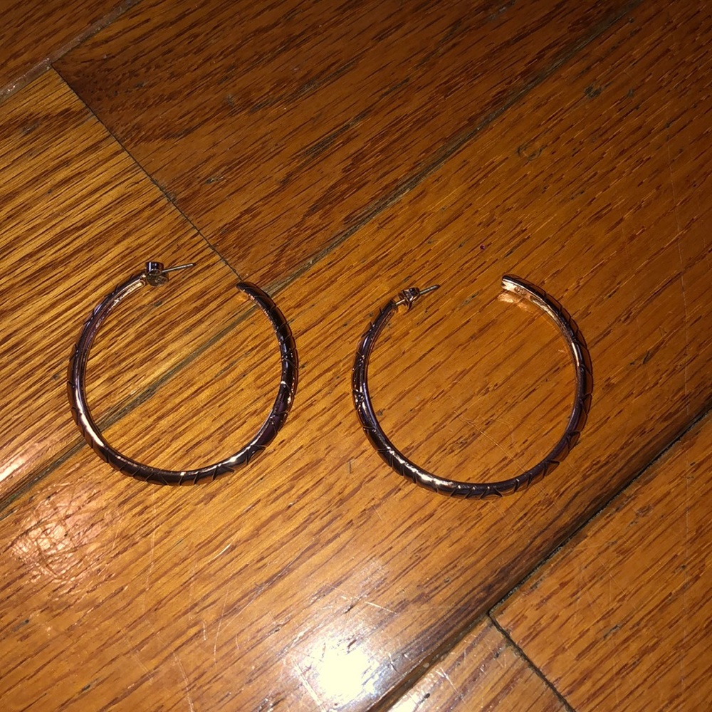 Hoop earrings